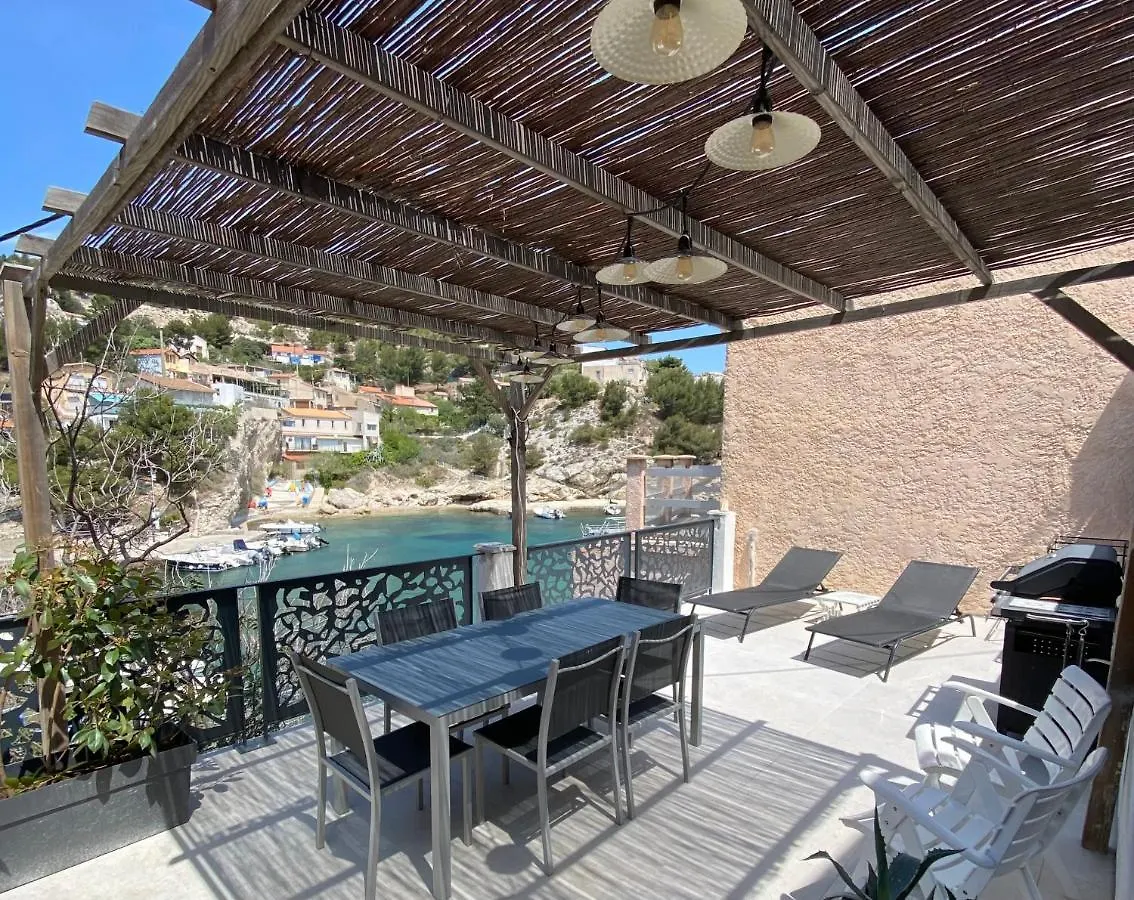 Bed & Breakfast Cabanon Vue Mer L Ilette Niolon Cote Bleue Le Rove France